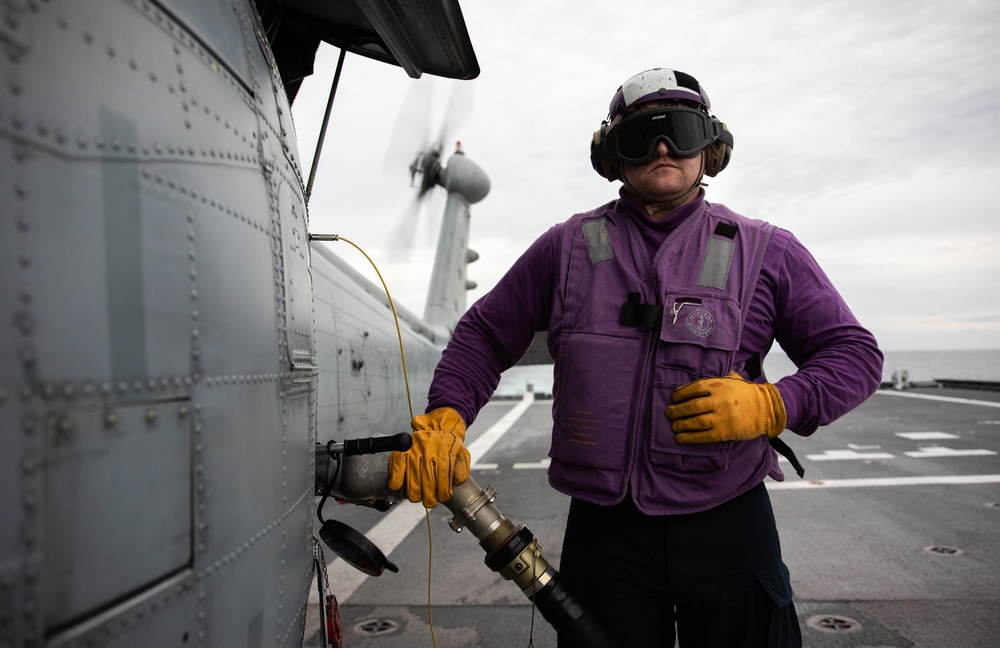 USS Tulsa Flight Operations