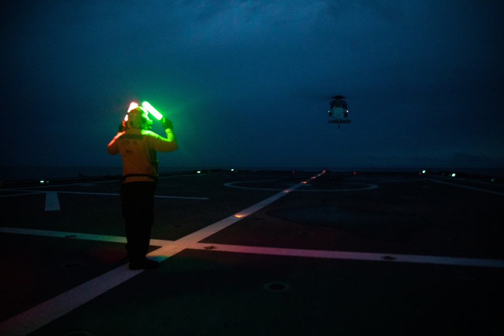 USS Tulsa Flight Operations