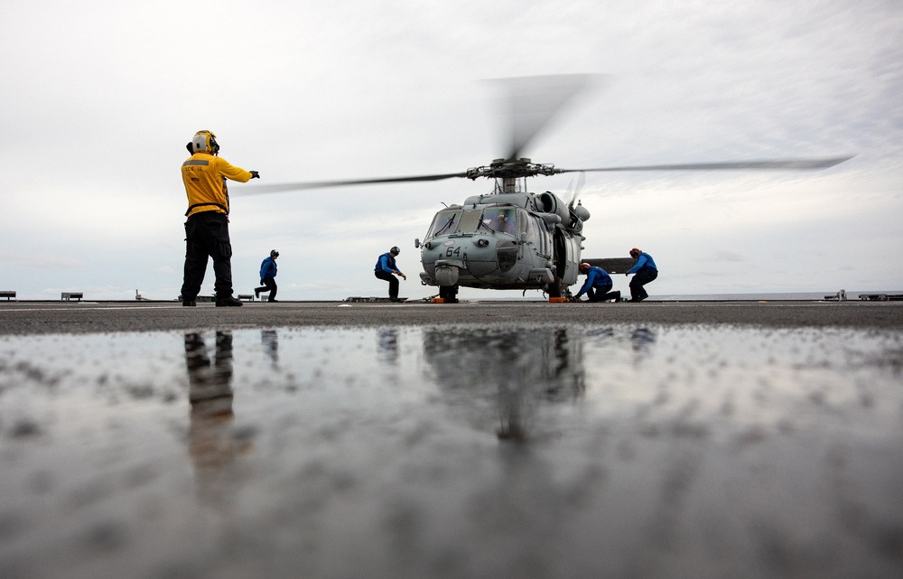 USS Tulsa Flight Operations