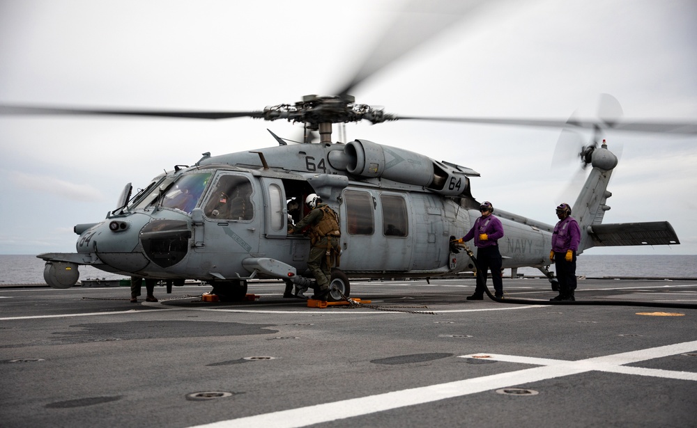 USS Tulsa Flight Operations