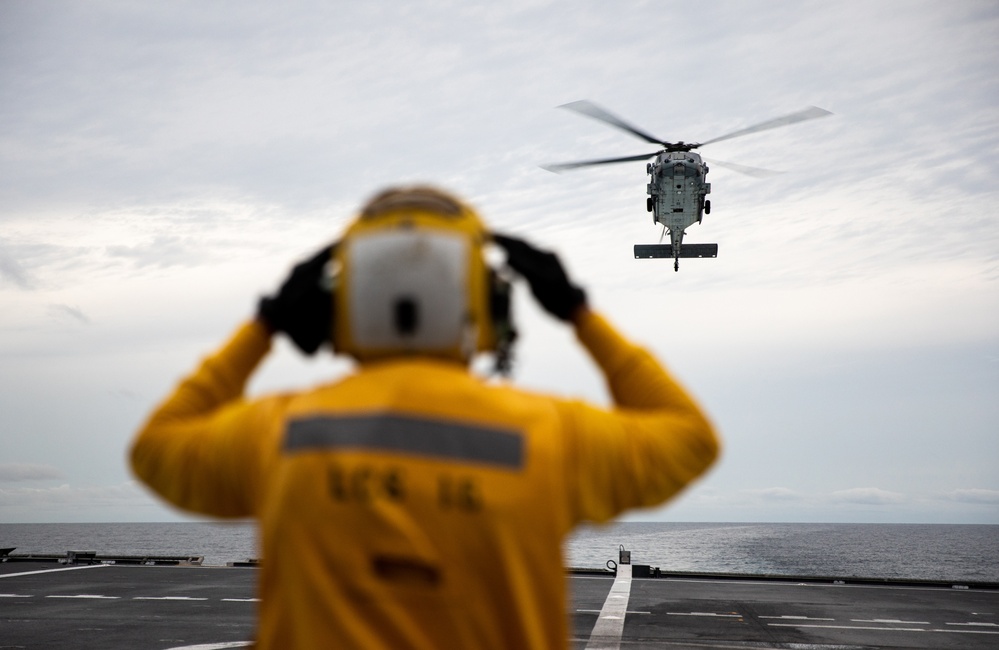 USS Tulsa Flight Operations