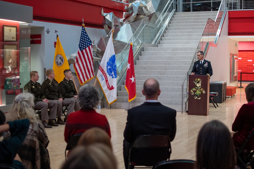 NCNG Supports NCSU ROTC Fall 2021 Commissioning Ceremony