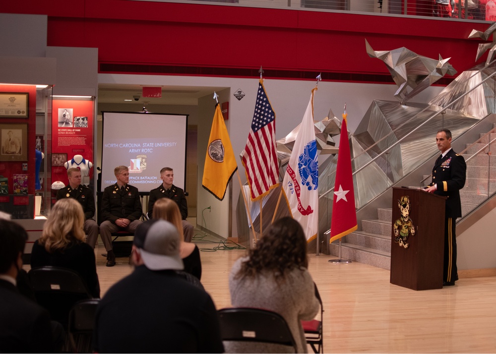 NCNG Supports NCSU ROTC Fall 2021 Commissioning Ceremony