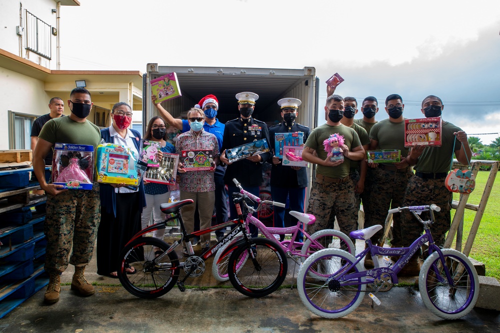 MCB Camp Blaz Toys for Tots Toy Transfer
