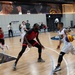 Osan Airmen compete with professional Korean basketball players