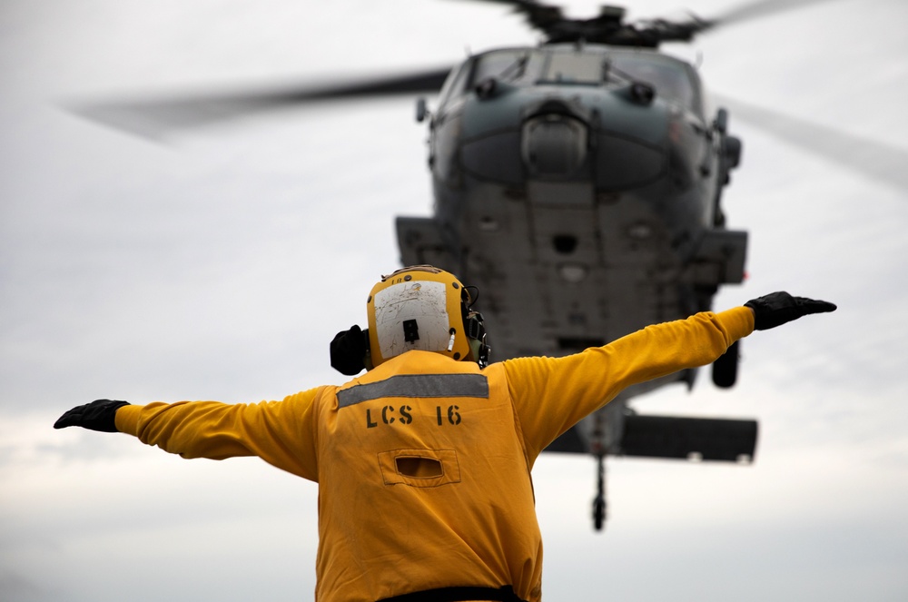 USS Tulsa Flight Operations