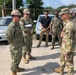 US Navy Seabees with NMCB-5 plan construction at Malakal Harbor, Palau