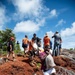 US Navy Seabees with NMCB-5 participate in a jungle restoration project