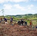 US Navy Seabees with NMCB-5 participate in a jungle restoration project