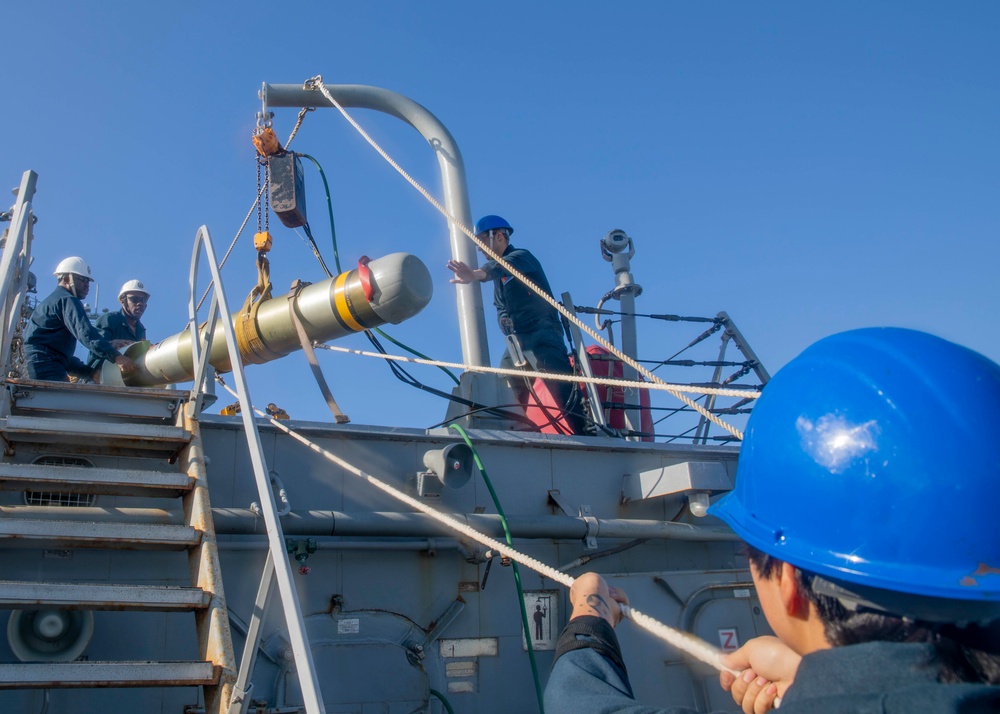 Sailors Transport Torpedo