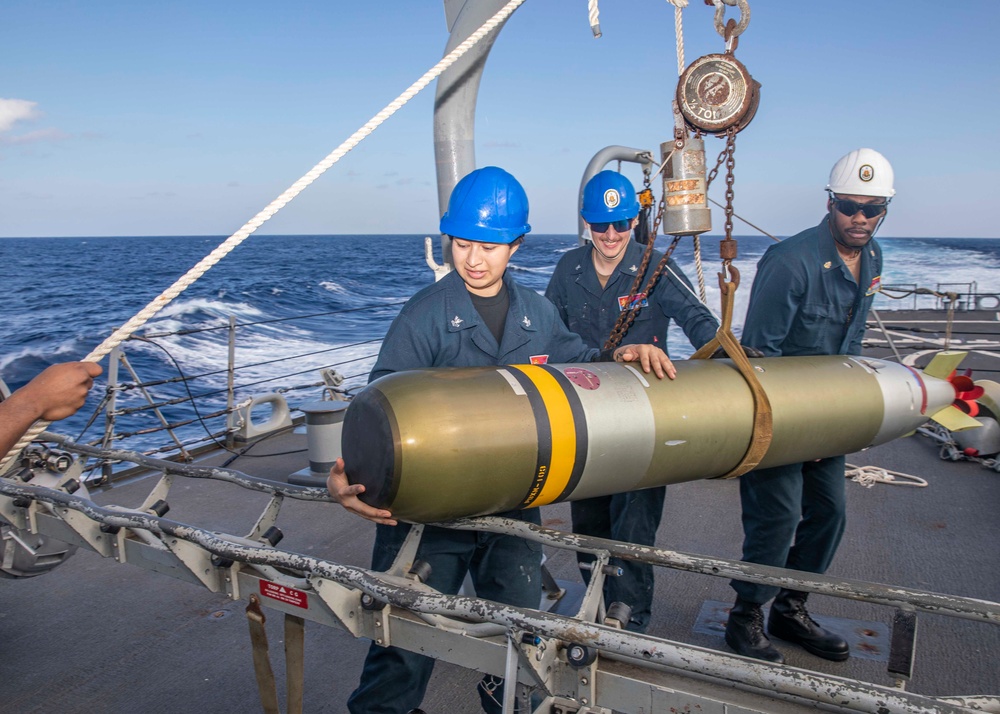 Sailors Transport Torpedo