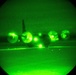 Illinois Air National Guard lands C-130 at night