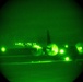 Illinois Air National Guard lands C-130 at night