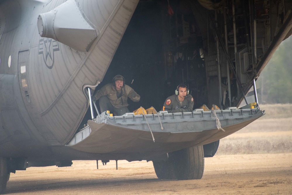 Illinois Air National Guard C130 training