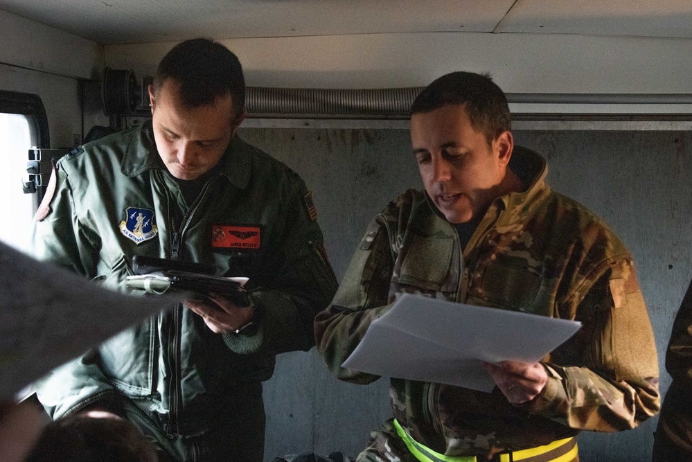 Illinois Air National Guard C130 training