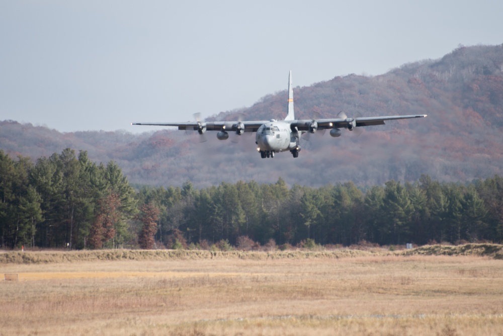 Illinois Air National Guard C130 training