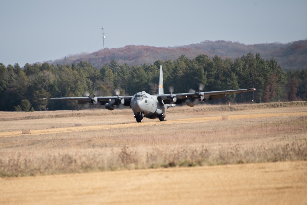 Illinois Air National Guard C130 training