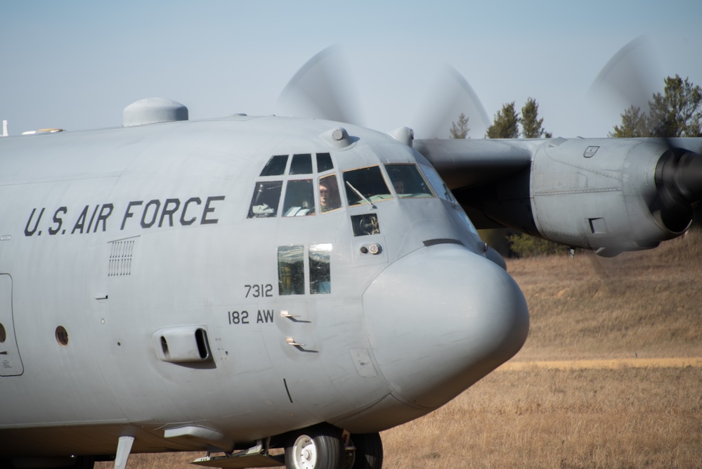 Illinois Air National Guard C130 training