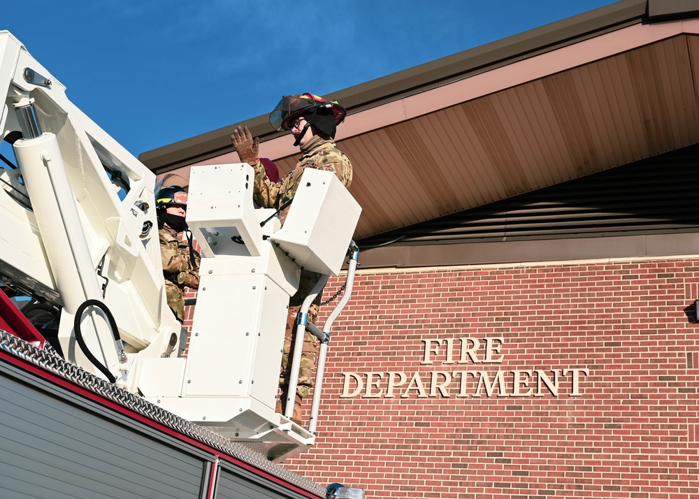 Firefighting Training at Langley