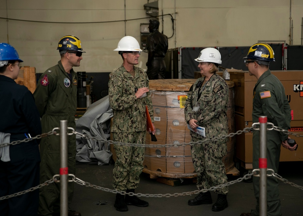 Vice Adm. Darse E. Crandall, Jr., Judge Advocate General (JAG) of the Navy, visits GRF