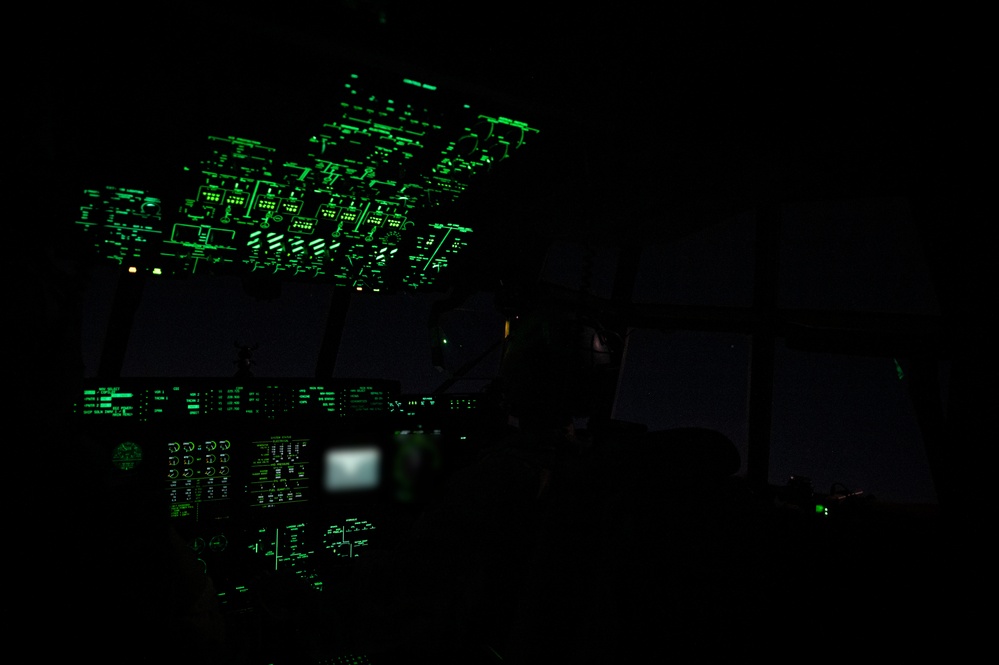 26th ERQS conducts cargo movement, aerial refueling with KC-135, HH-60s