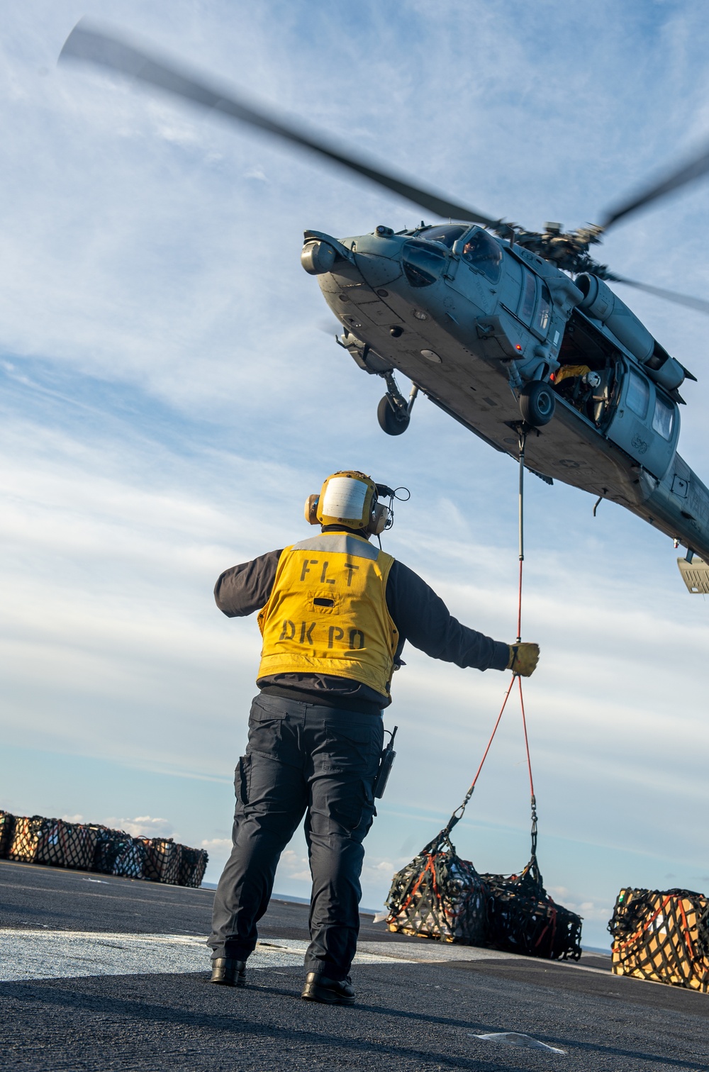 The Harry S. Truman Carrier Strike Group is on a scheduled deployment in the U.S. Sixth Fleet area of operations in support of naval operations to maintain maritime stability and security.