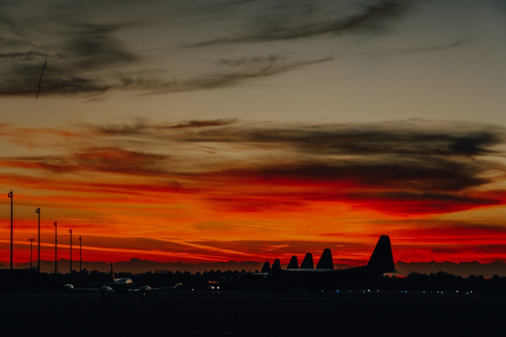 Flight Line Sunsets
