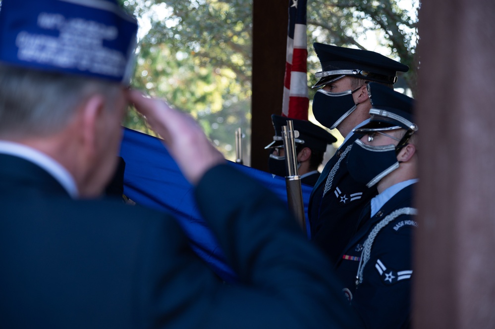 Barksdale, community honor fallen veterans