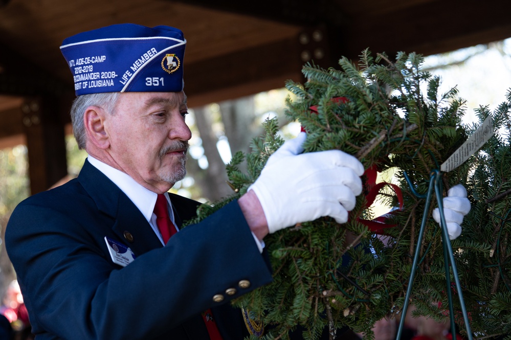 Barksdale, community honor fallen veterans