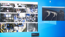 Virtual reality capability used during sensor validation in AEDC test cell