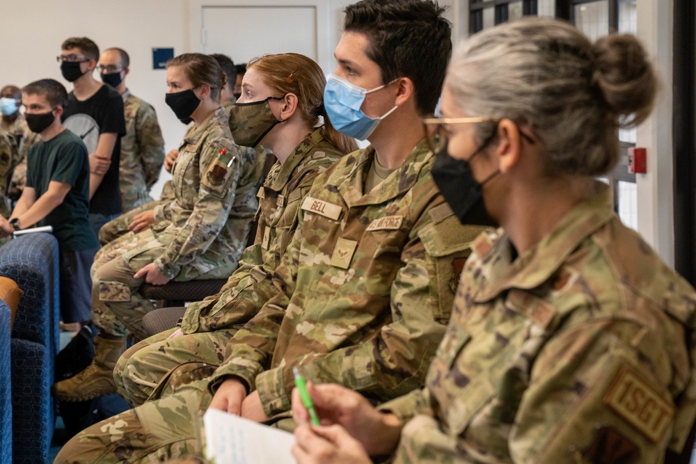 All Call held with Dorm Airmen about water quality recovery efforts