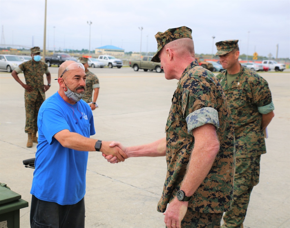 U.S. Marine Corps Deputy Commandant for Installations and Logistics visits MARCORLOGCOM, MCLB-Albany and BICmd