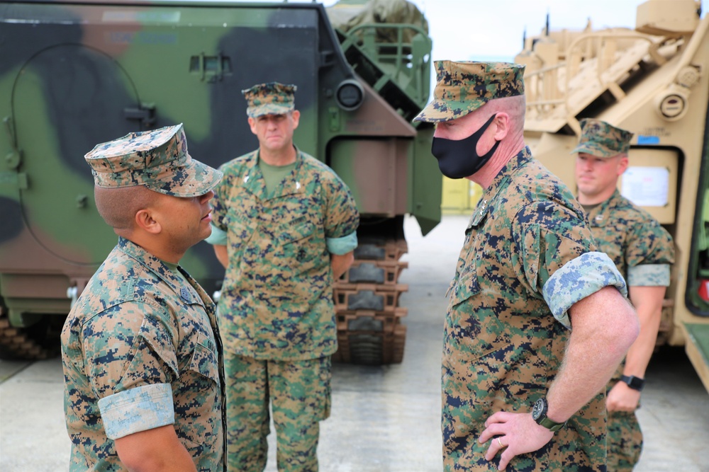 U.S. Marine Corps Deputy Commandant for Installations and Logistics visits MARCORLOGCOM, MCLB-Albany and BICmd