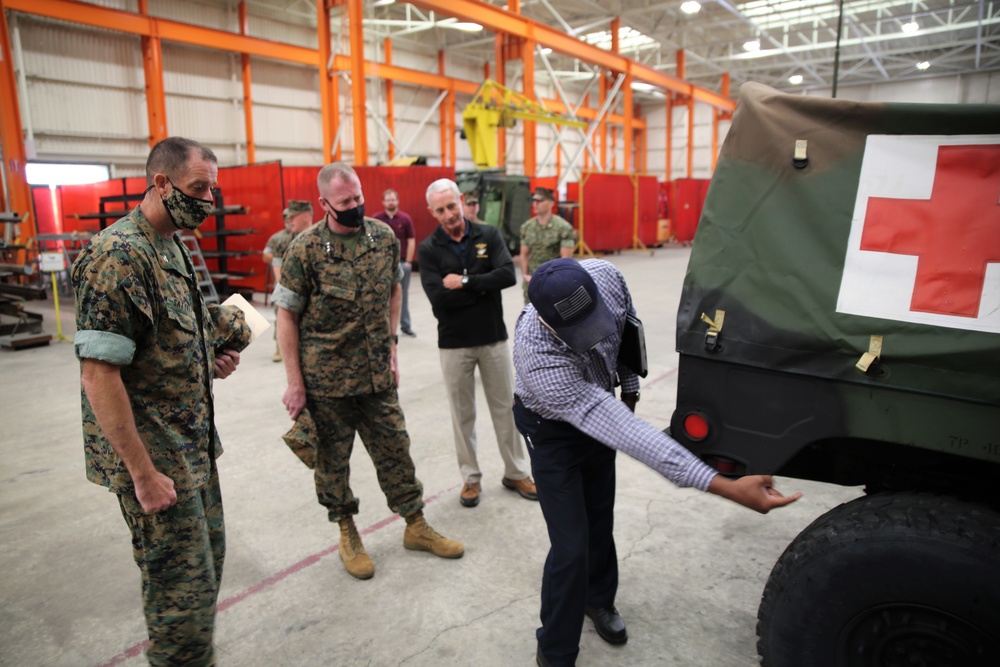 U.S. Marine Corps Deputy Commandant for Installations and Logistics visits MARCORLOGCOM, MCLB-Albany and BICmd