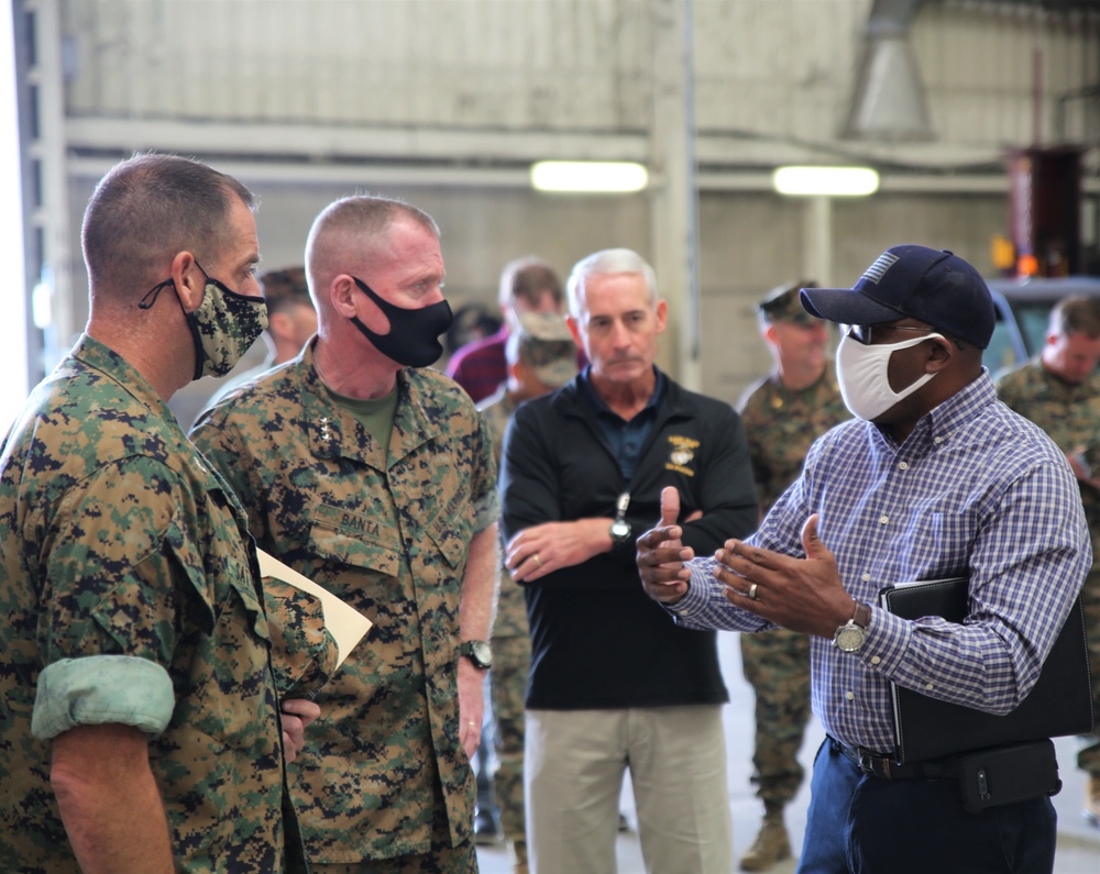 U.S. Marine Corps Deputy Commandant for Installations and Logistics visits MARCORLOGCOM, MCLB-Albany and BICmd