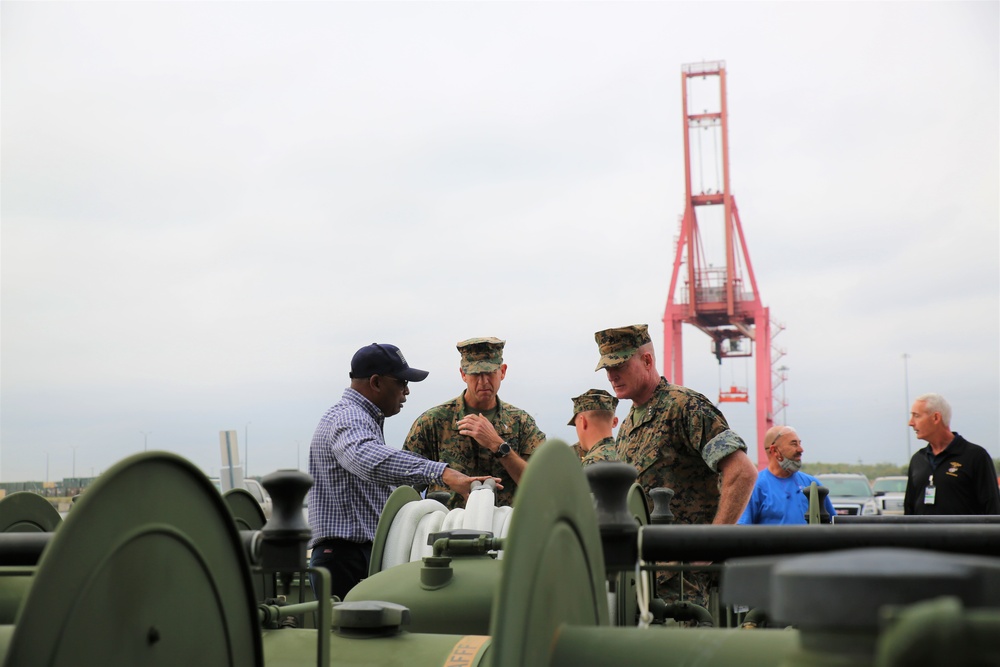 U.S. Marine Corps Deputy Commandant for Installations and Logistics visits MARCORLOGCOM, MCLB-Albany and BICmd