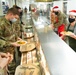 Leadership serves Wright-Patt Airmen Christmas meal