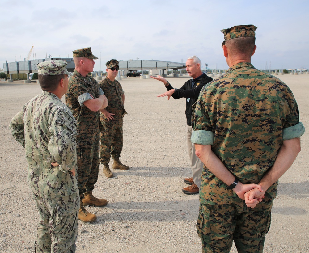 U.S. Marine Corps Deputy Commandant for Installations and Logistics visits MARCORLOGCOM, MCLB-Albany and BICmd