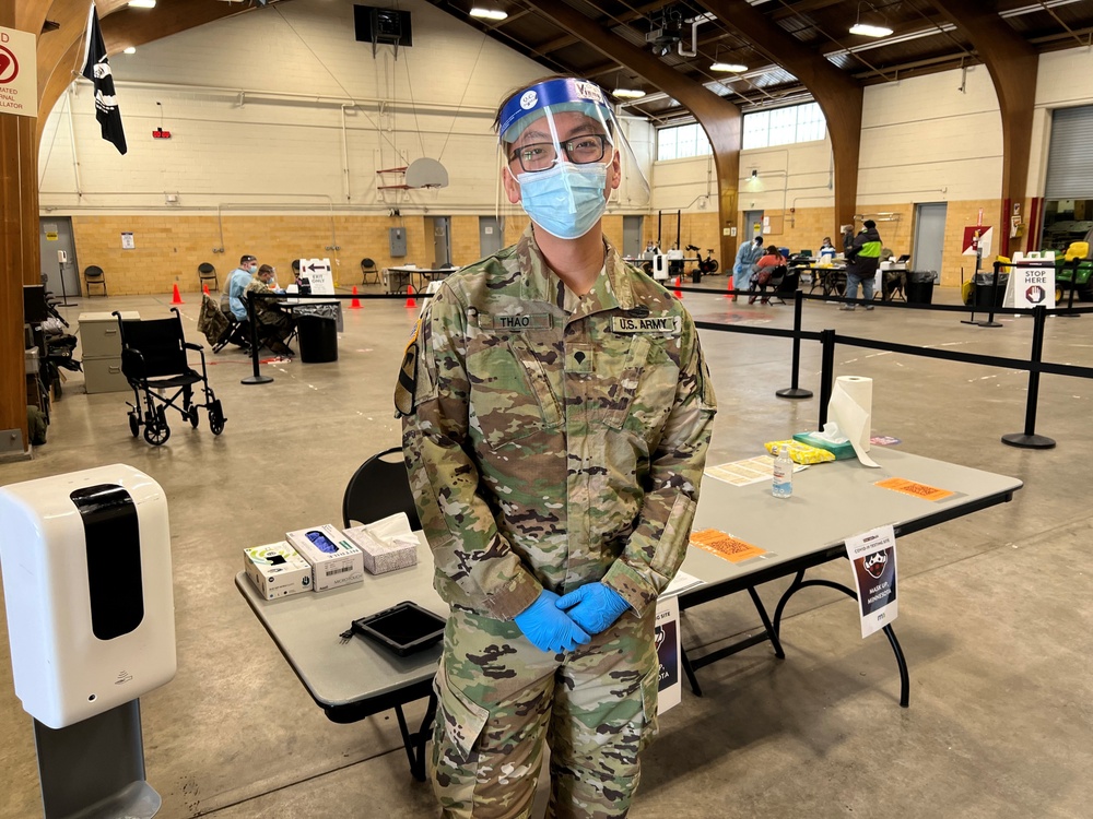 Minnesota National Guard supports COVID testing mission