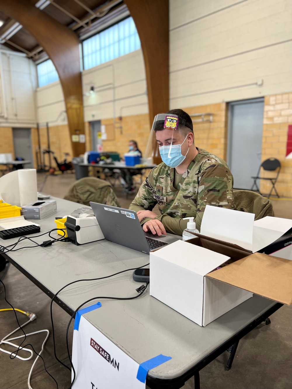 Minnesota National Guard supports COVID testing mission