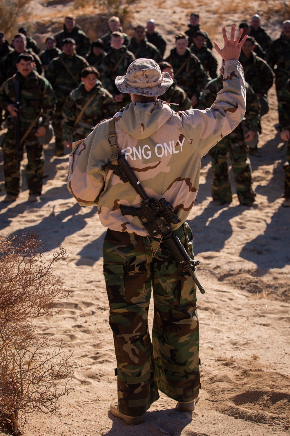 1st Supply Battalion Open Air Gas Chamber