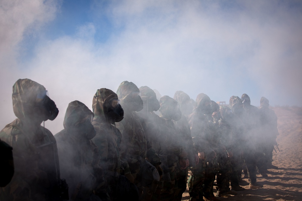 1st Supply Battalion Open Air Gas Chamber