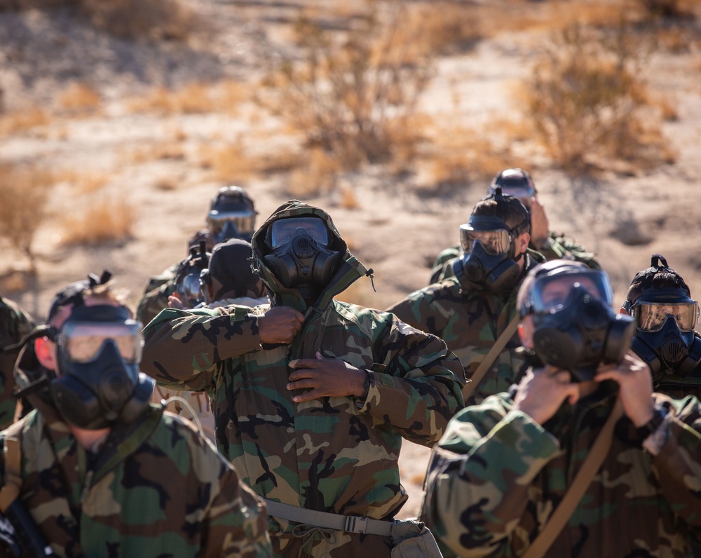 1st Supply Battalion Open Air Gas Chamber