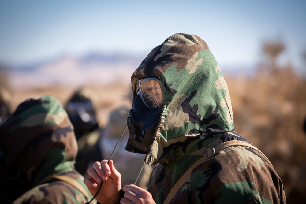 1st Supply Battalion Open Air Gas Chamber