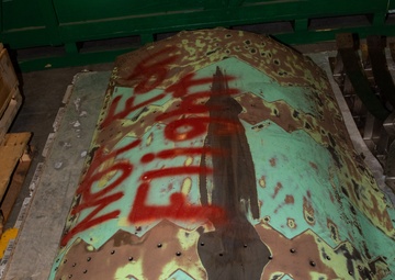 Crew chiefs rebuild F-22 after fiery crash