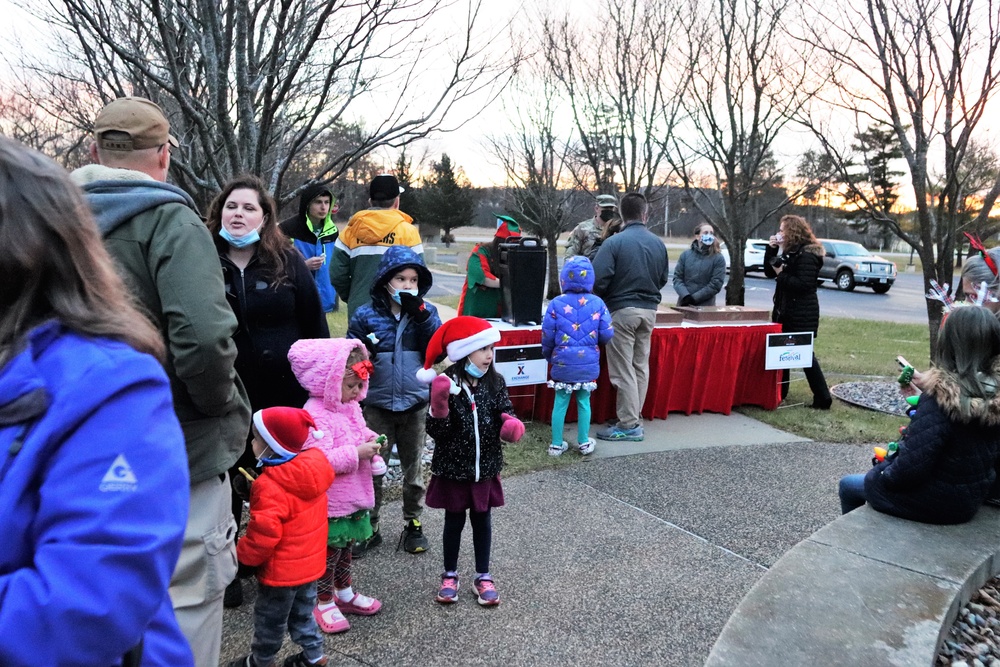 Fort McCoy community participates in 2021 Tree Lighting Ceremony