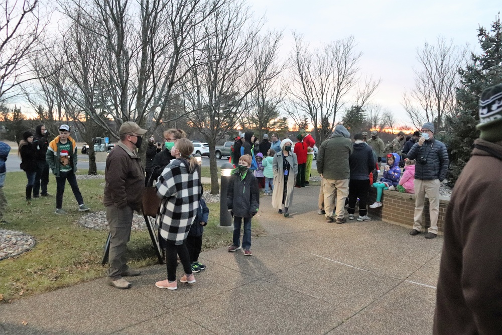 Fort McCoy community participates in 2021 Tree Lighting Ceremony