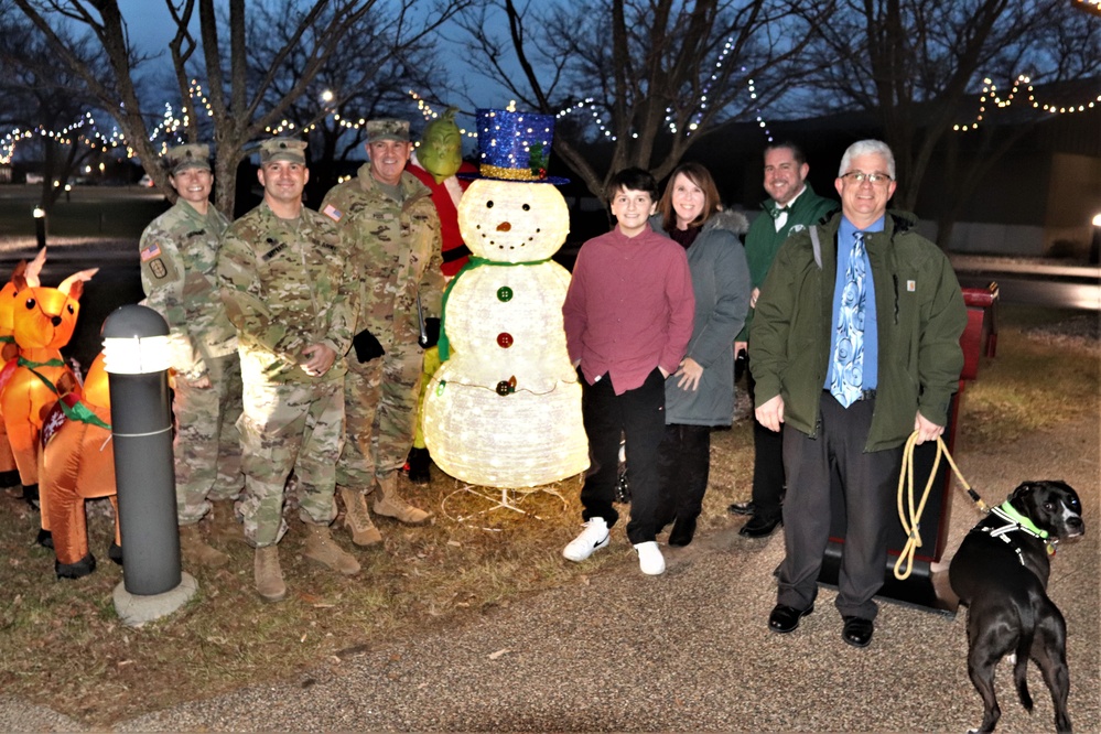 Fort McCoy community participates in 2021 Tree Lighting Ceremony