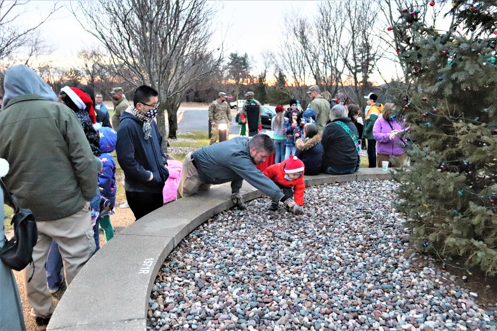 Fort McCoy community participates in 2021 Tree Lighting Ceremony