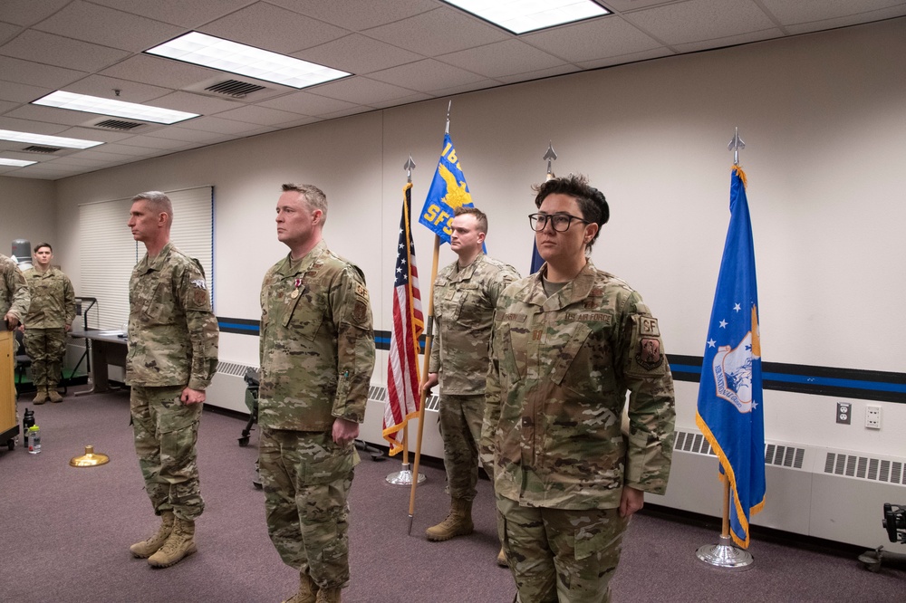 168th Wing Security Forces Change of Command